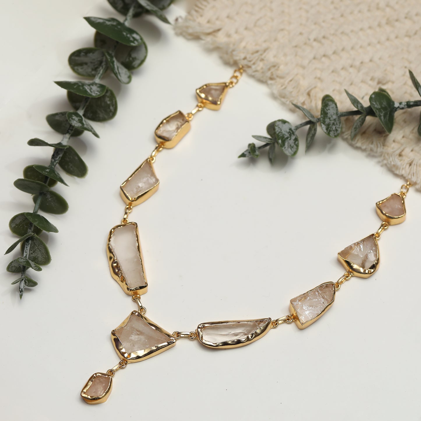 Shiya Raw Stone Necklace