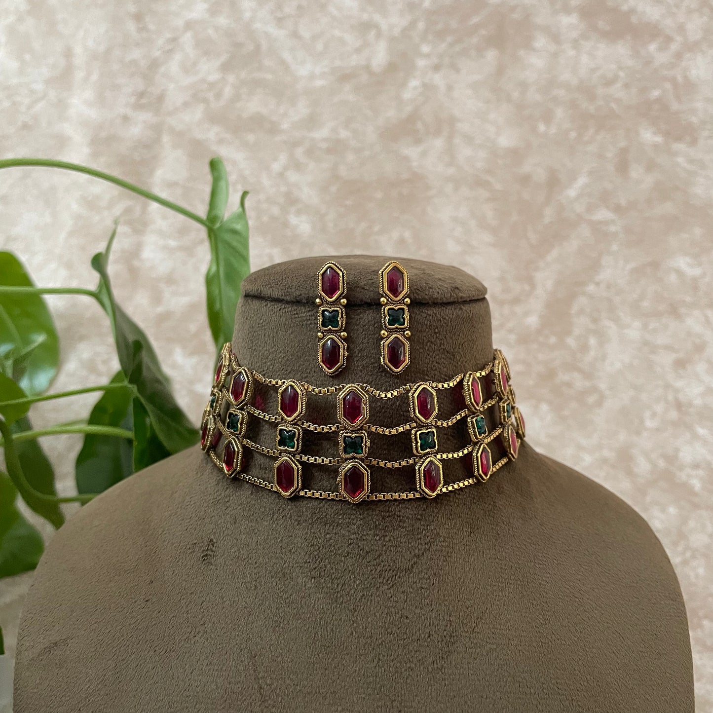 Lishu Necklace/Choker Set