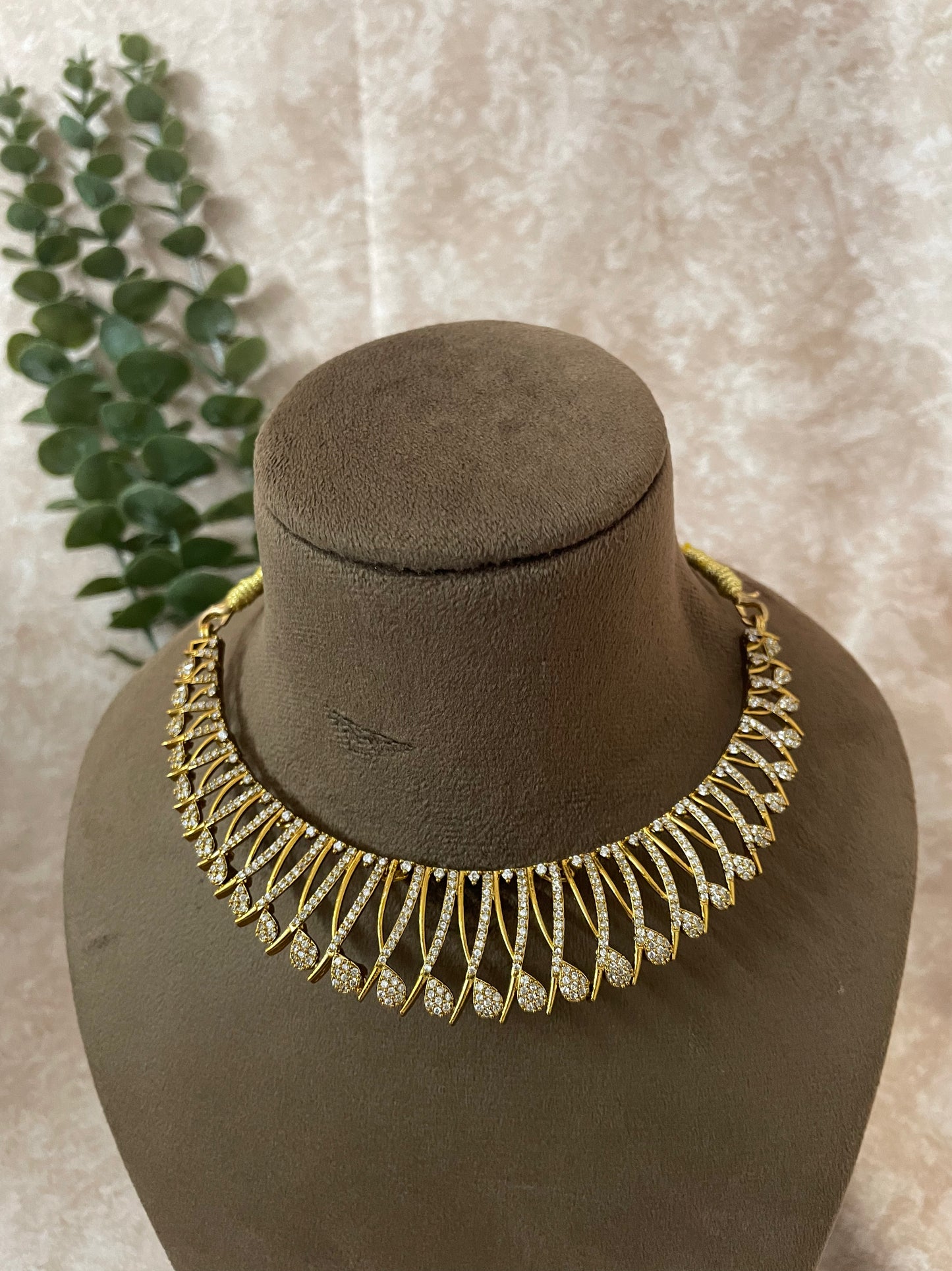 Lithu Diamond Necklace set