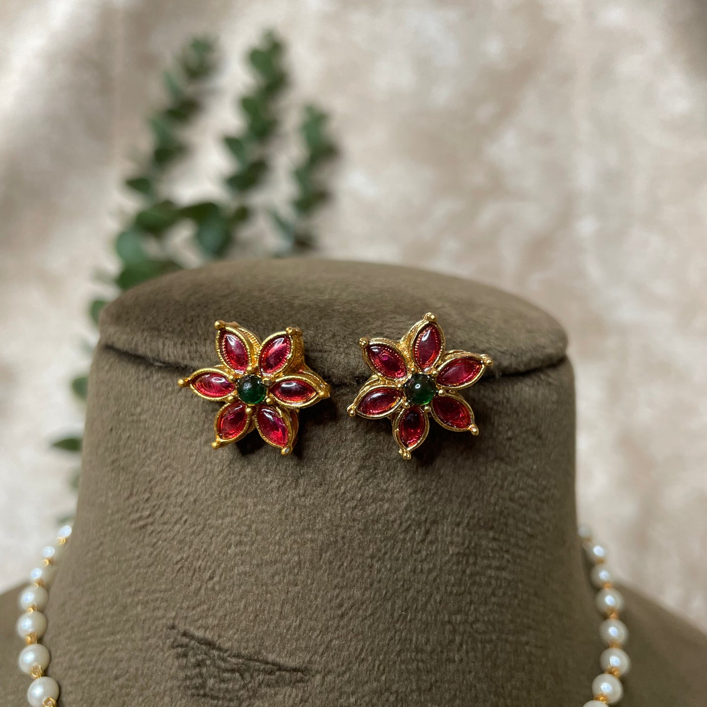 Athina Pearl Necklace/Choker Set