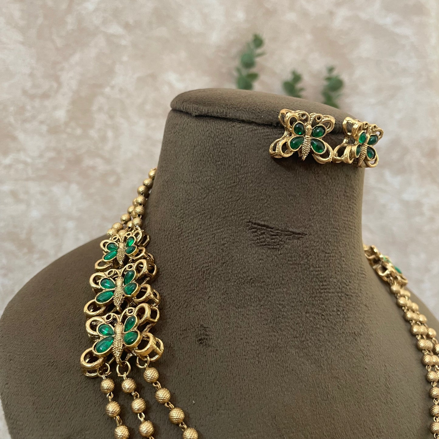 Divya Long Haram With Earring