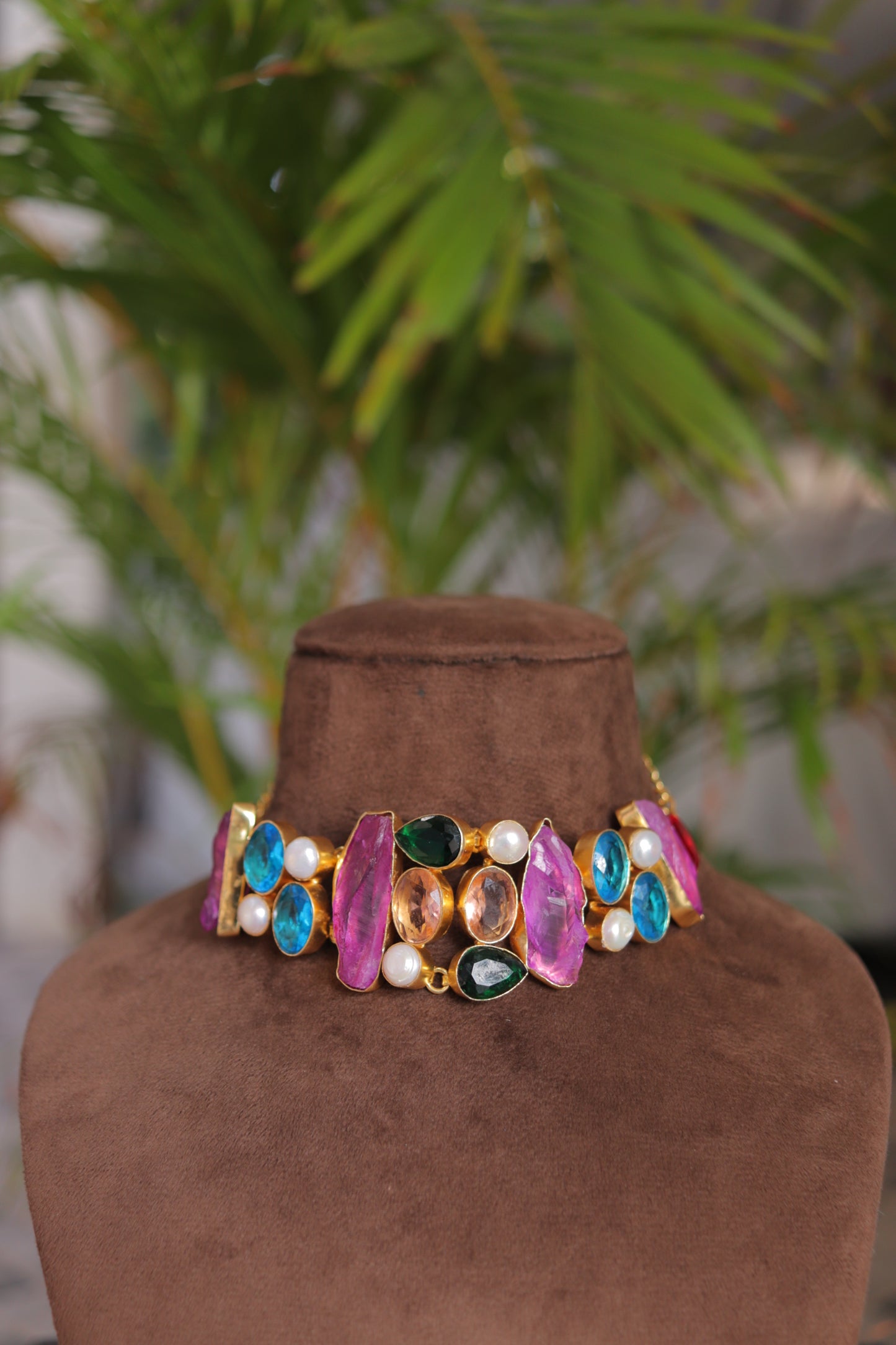 Julie Raw Stone Necklace