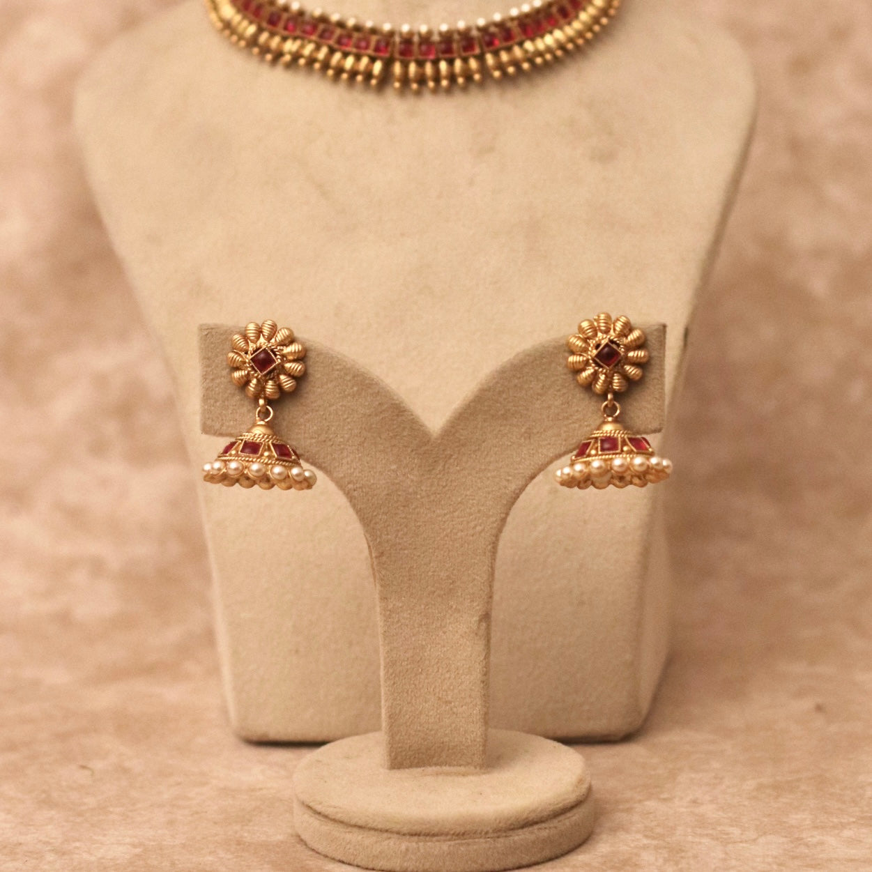 Sakthi Stone Necklace Set