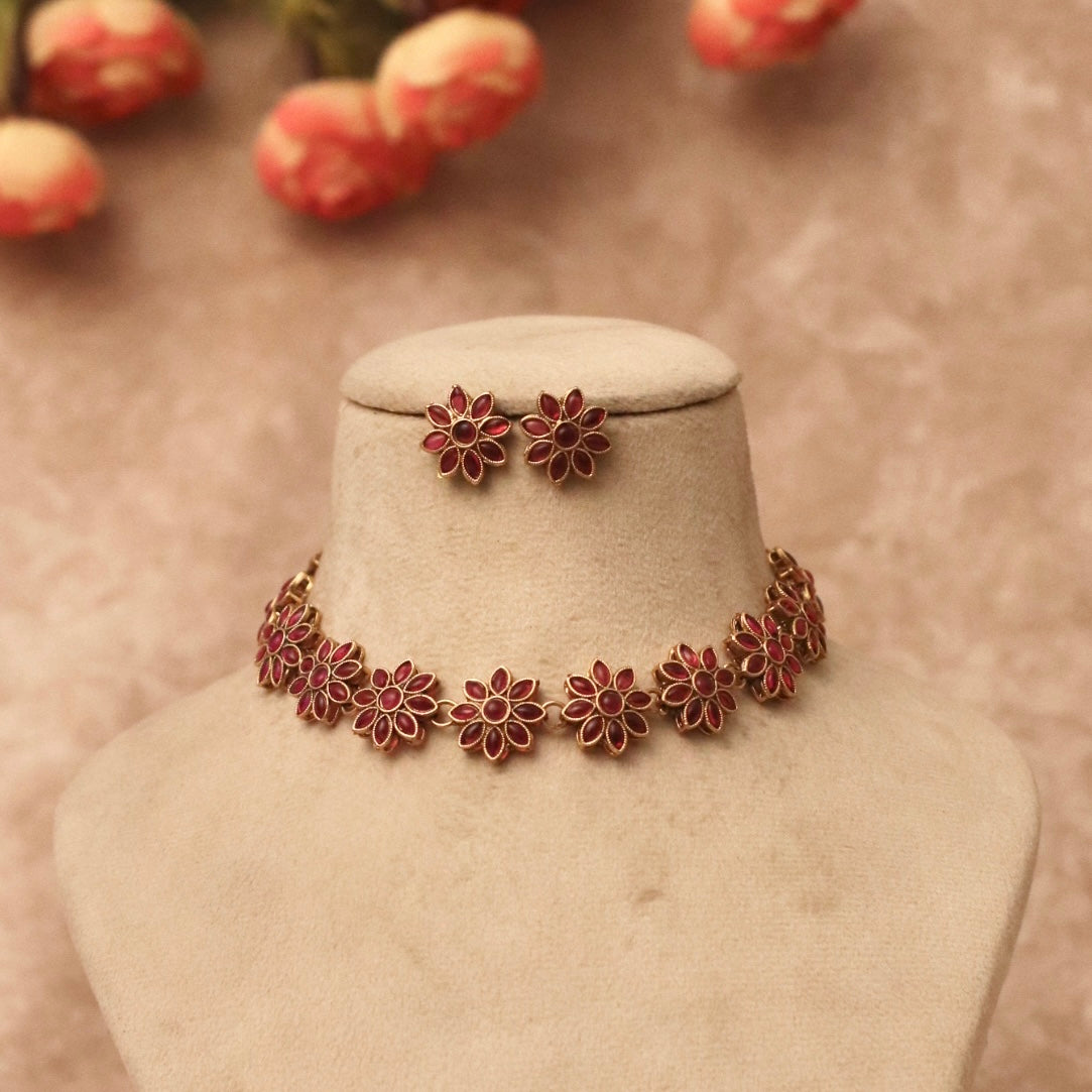 Shali Stone Necklace Set