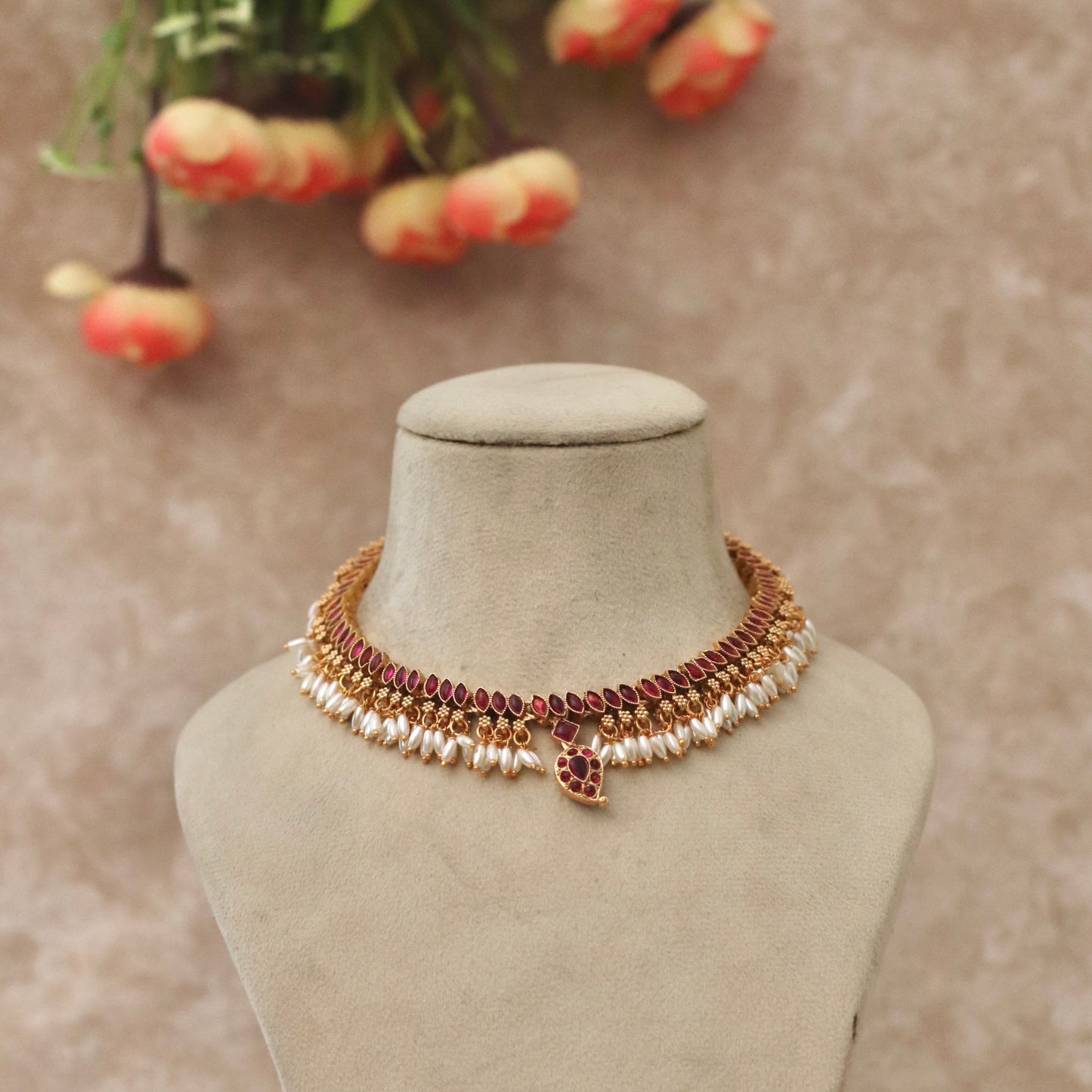 Riyana Reversible Necklace Set