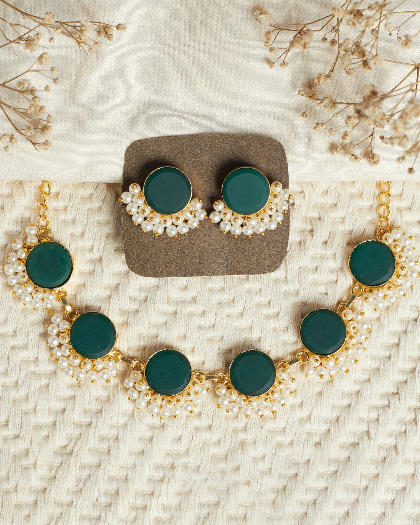 Raw stone Unique Choker Set