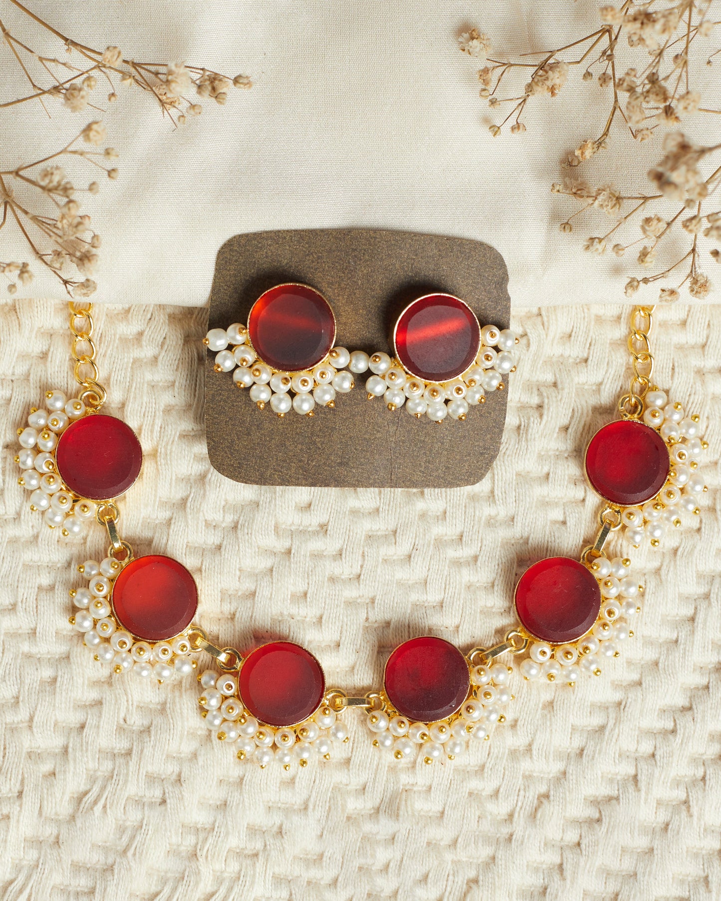 Raw stone Unique Choker Set