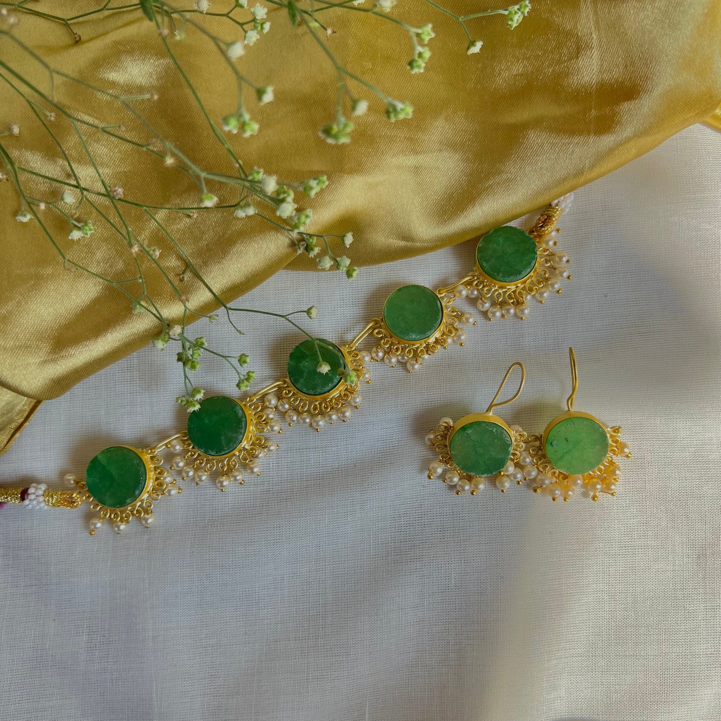 Azana Round stone with beads Necklace