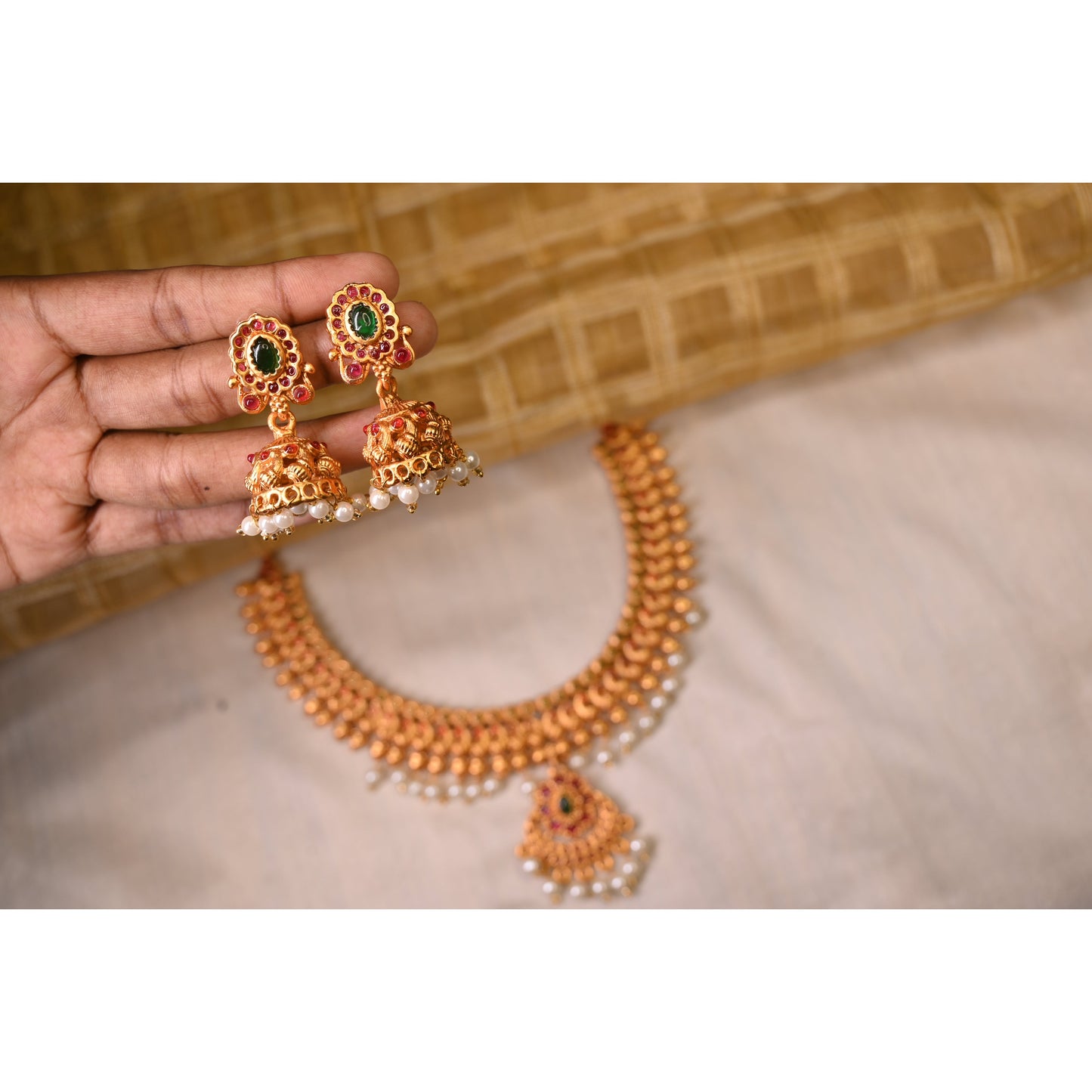 Nandika Necklace with Stud