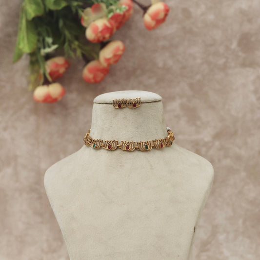 Lotus Necklace Set