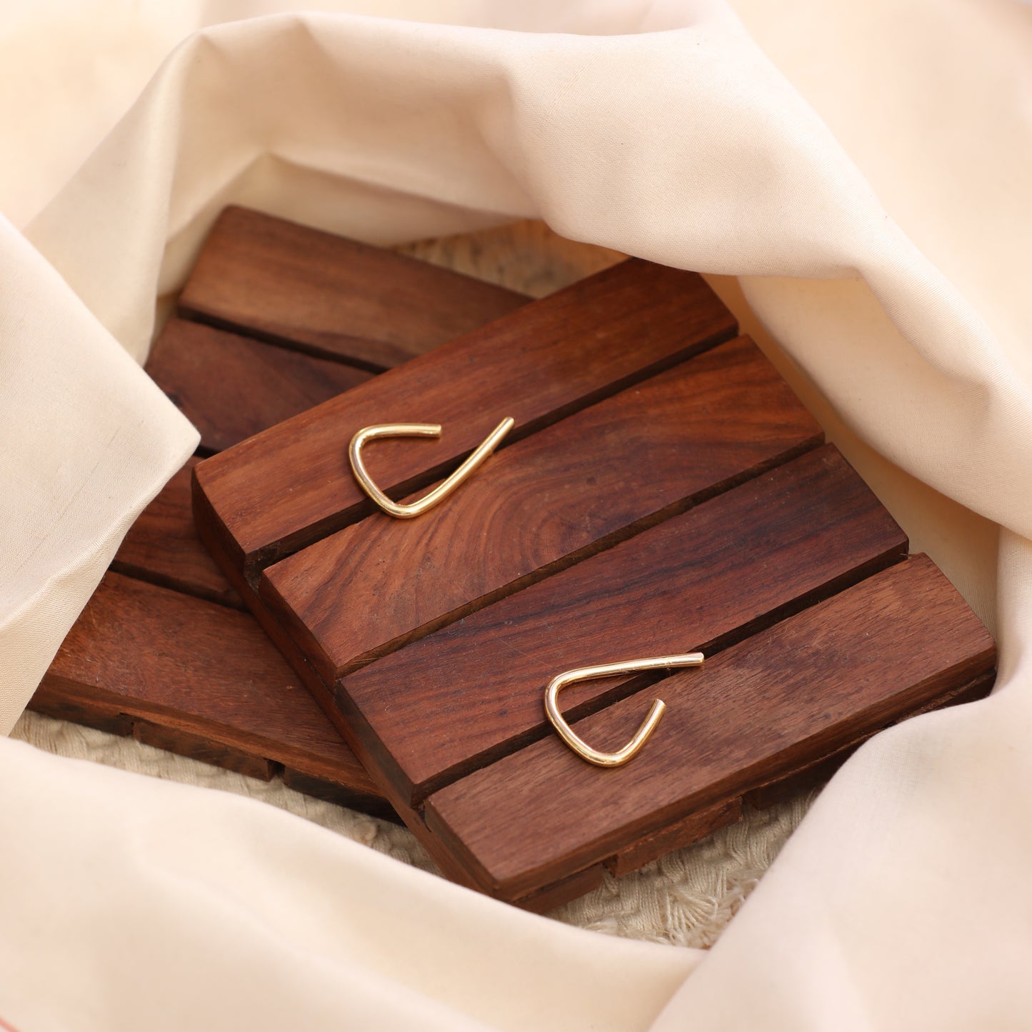 Triangle Gold Stud