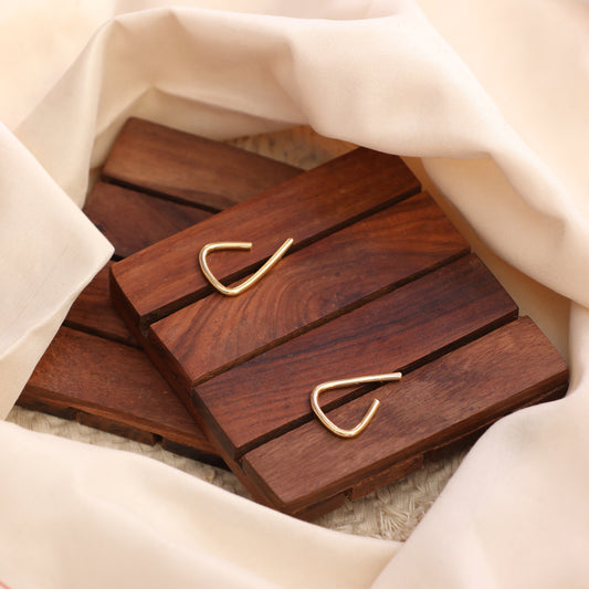 Triangle Gold Stud