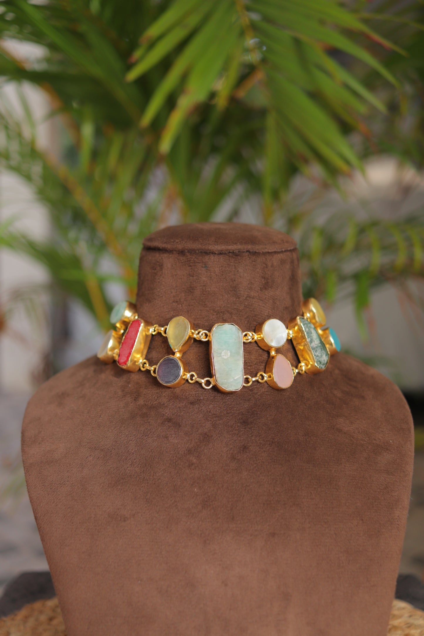 Zarah Raw Stone Necklace