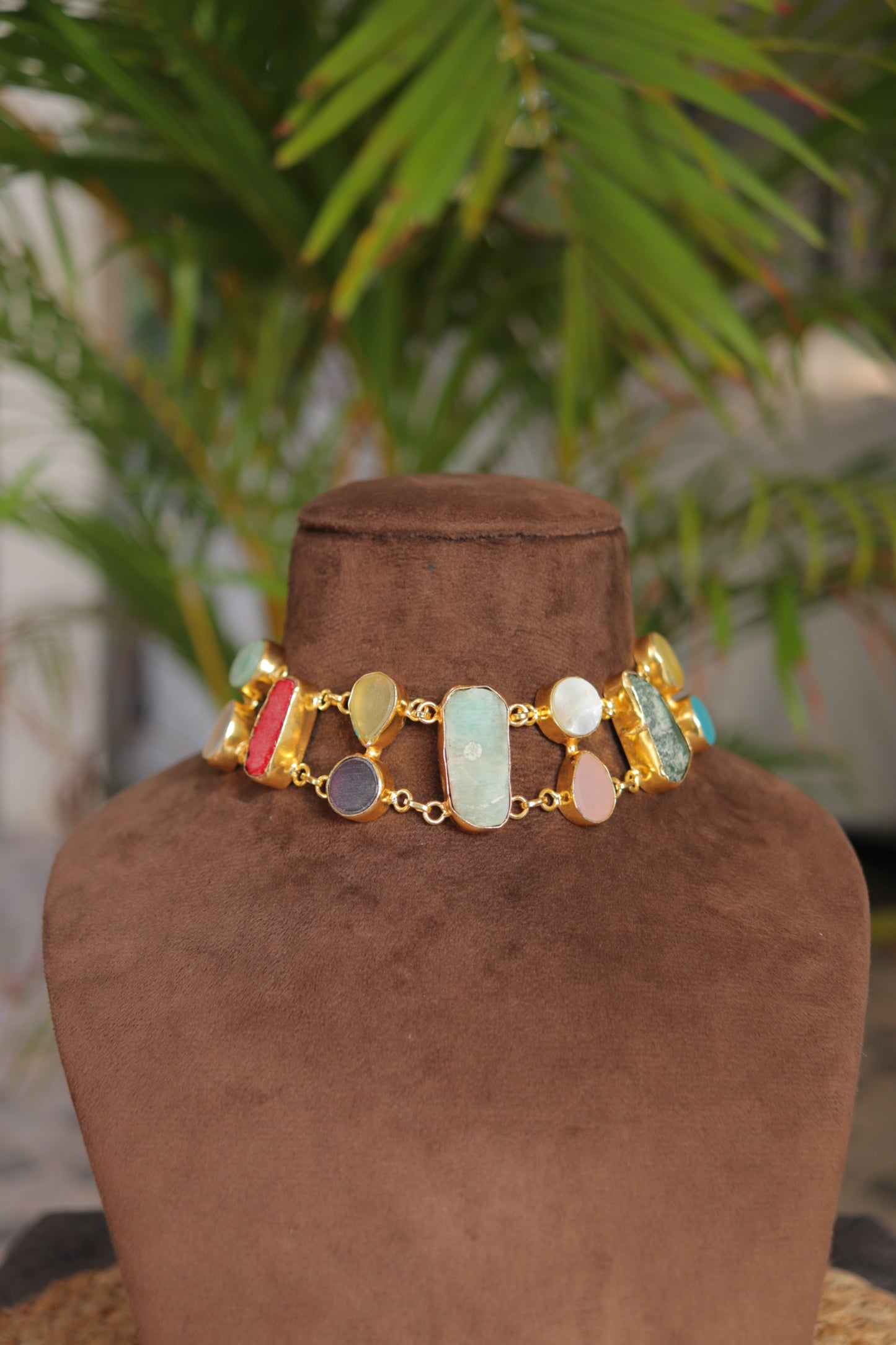 Zarah Raw Stone Necklace