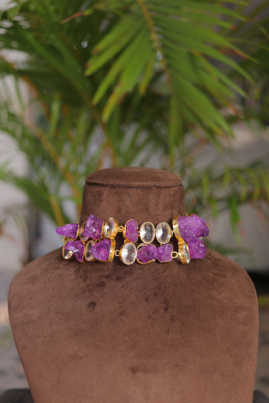 Marcia Raw Stone Necklace