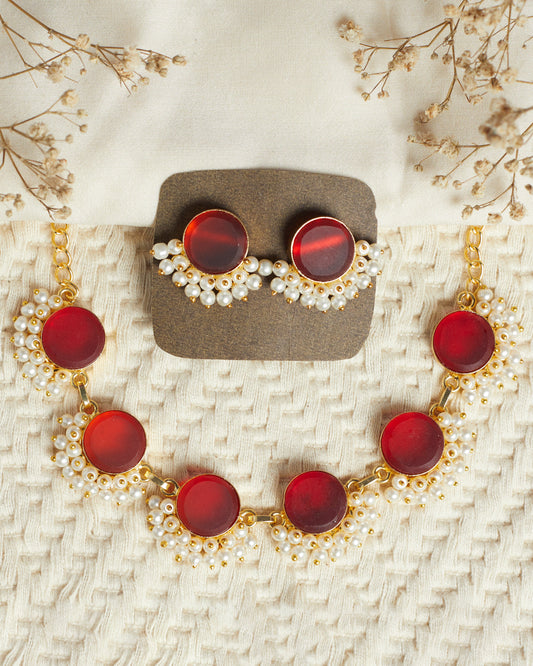 Raw stone Unique Choker Set