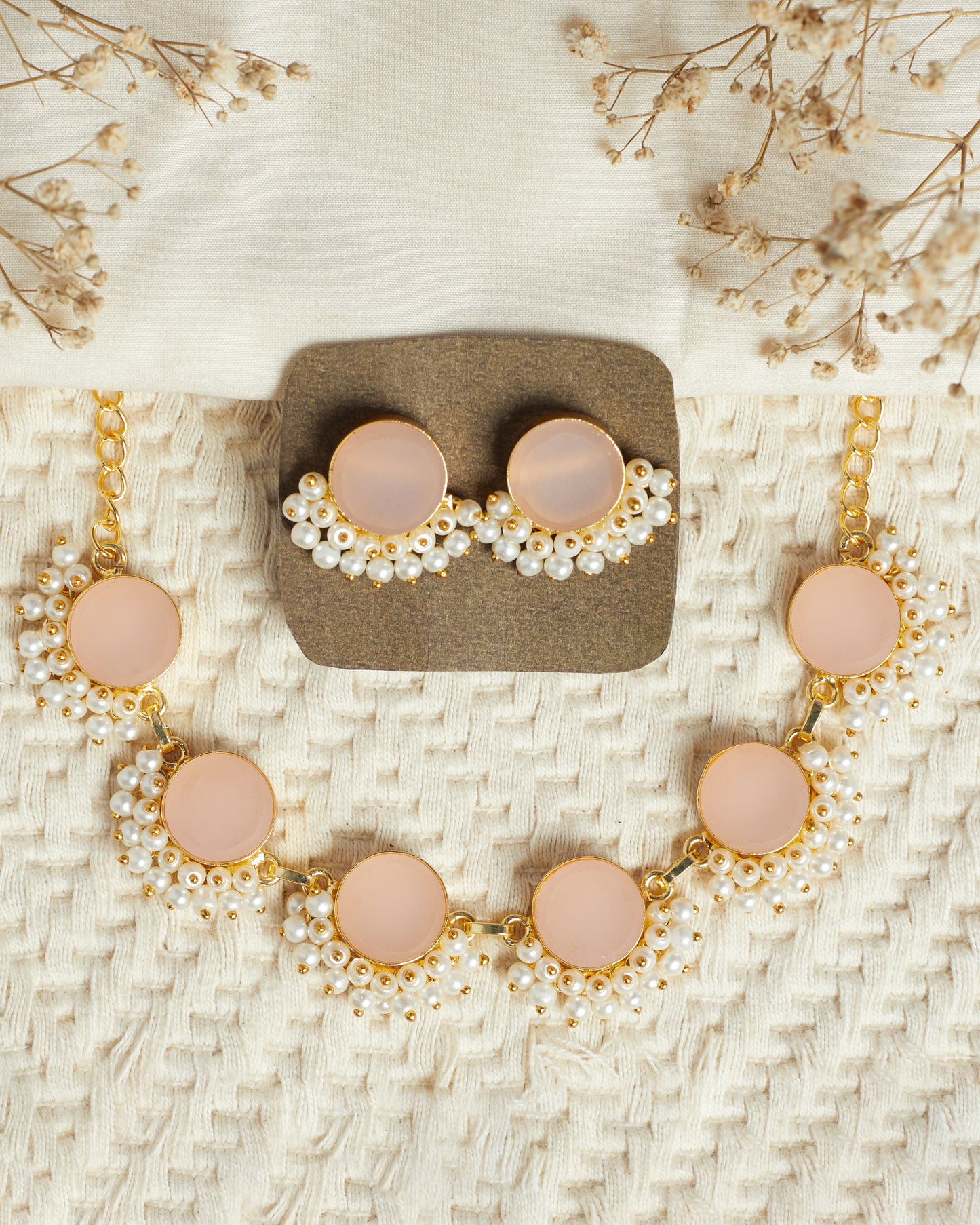 Raw stone Unique Choker Set