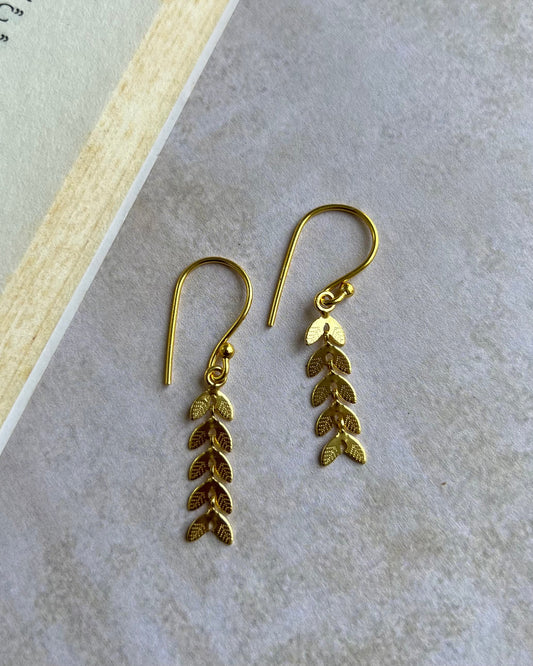 Fish Style Gold Earring