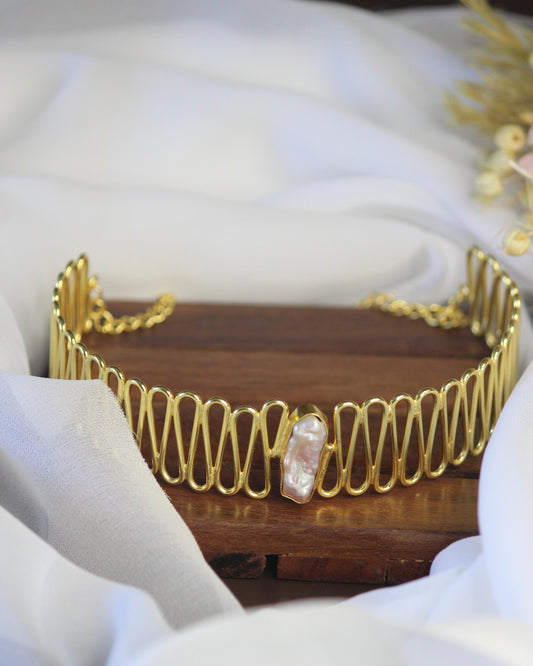 Baroque Stone Choker