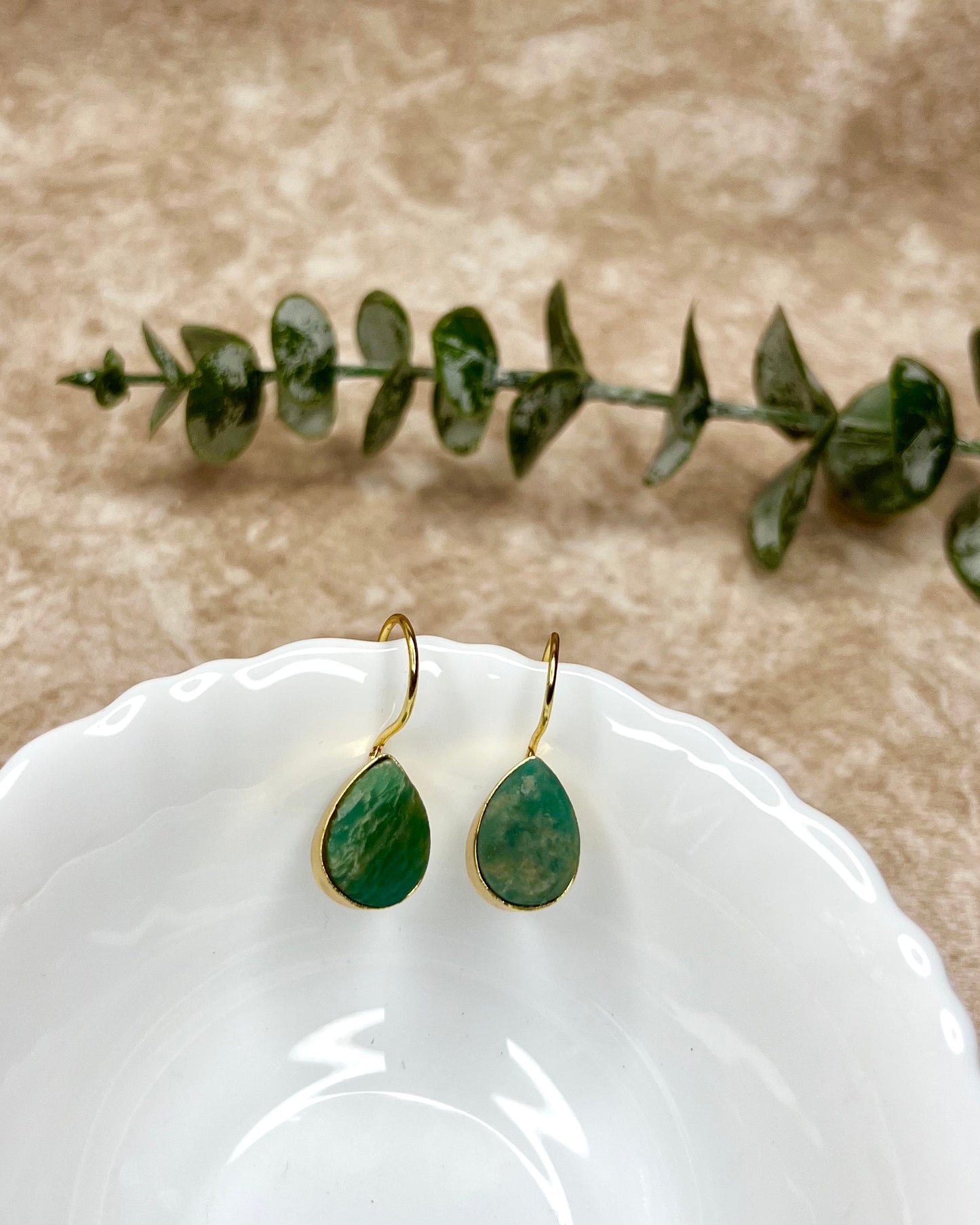 Glossy Oval Studs