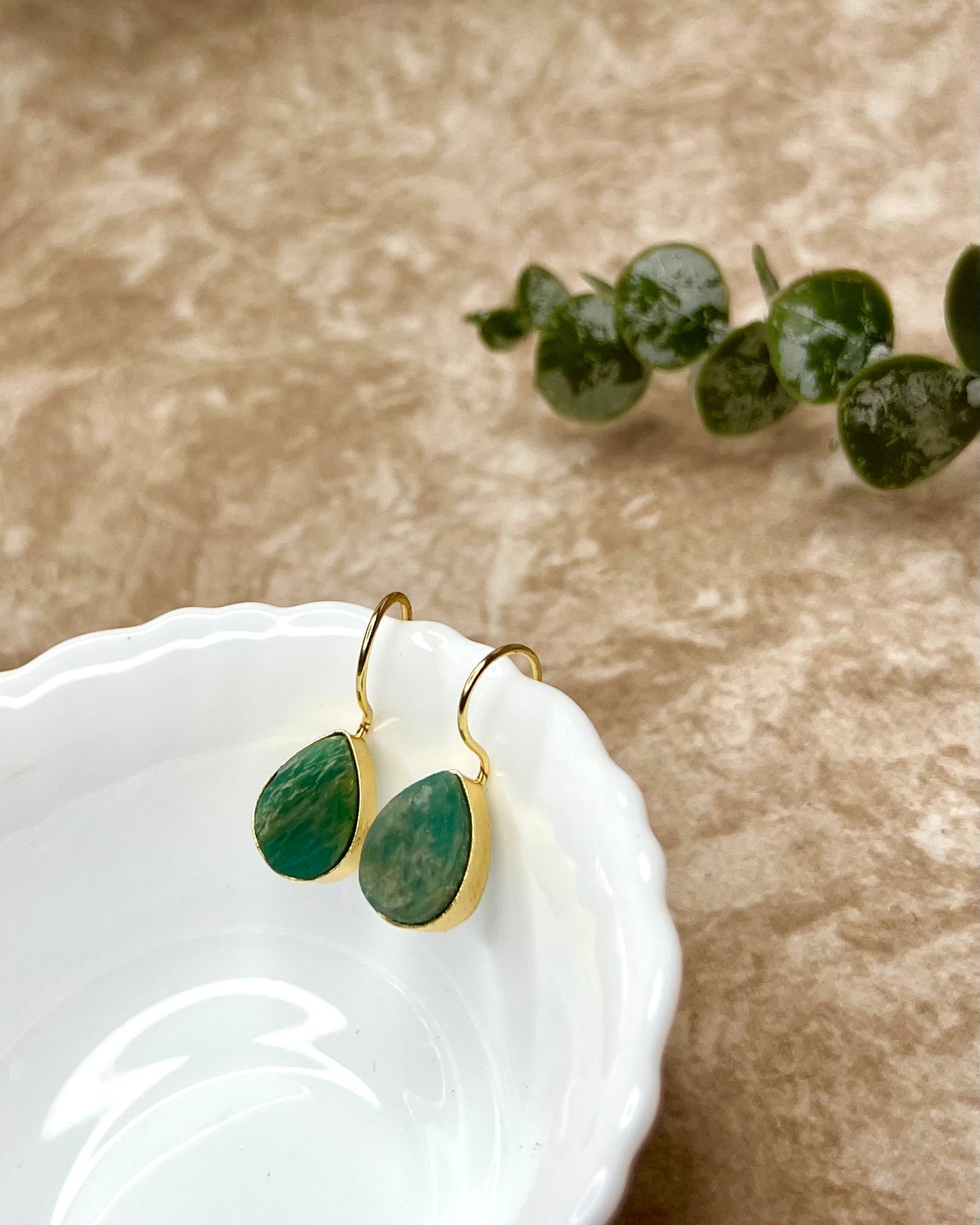 Glossy Oval Studs